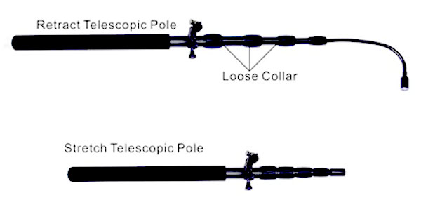 Retract Telescope Pole